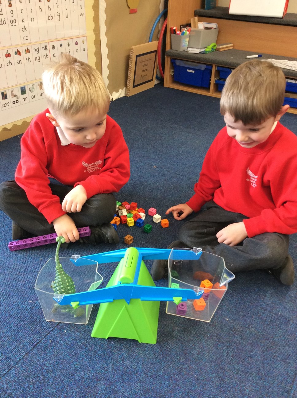Children playing inside