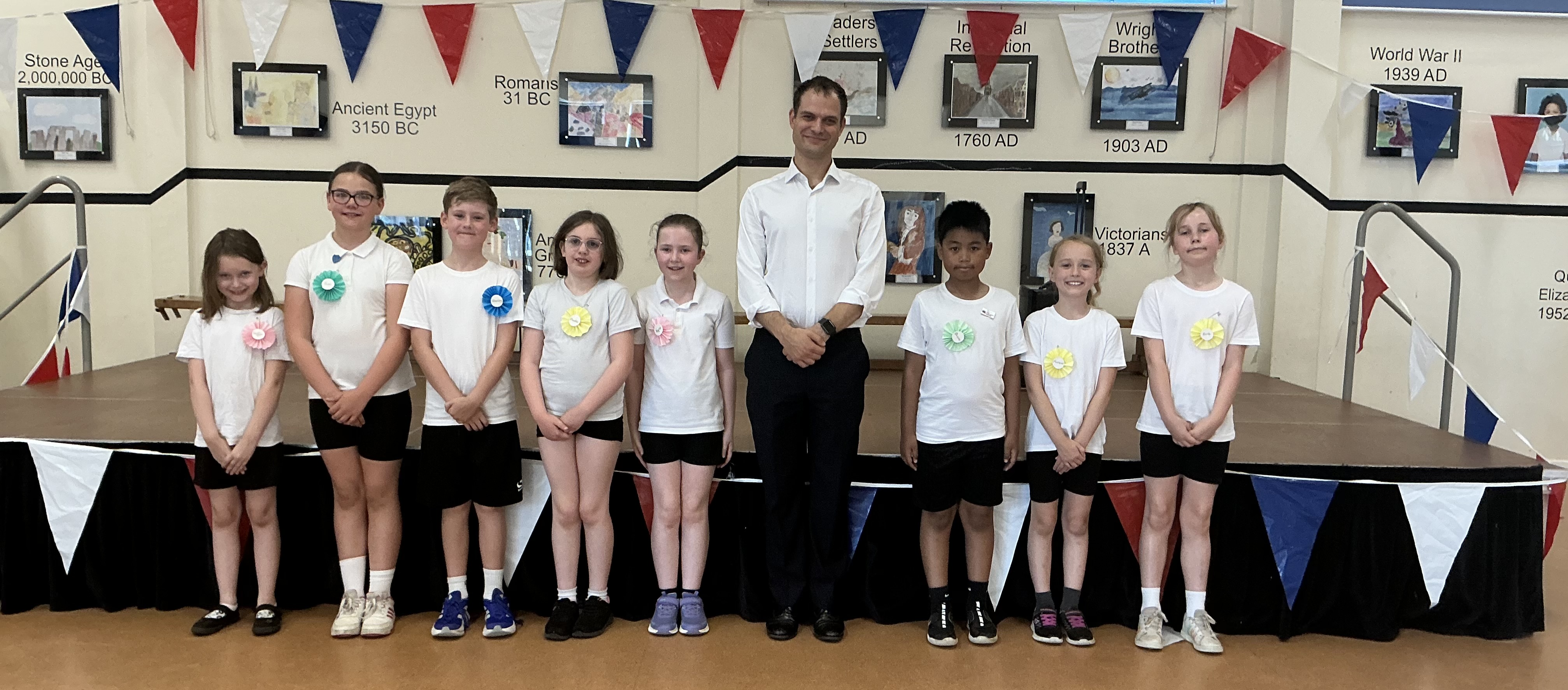 Hamish Falconer with school council IMG_0625